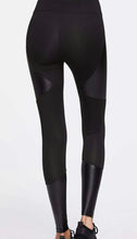 Load image into Gallery viewer, Contrast PU Fashion Sport Casual Leggings
