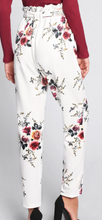 Load image into Gallery viewer, Comfy White Floral Casual Fashion Pants
