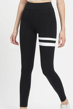 Load image into Gallery viewer, Basic White Stripes Yoga Sports Fashion Casual Leggings
