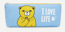 Load image into Gallery viewer, I Love Life Print Canvas Pencil Case
