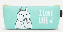 Load image into Gallery viewer, I Love Life Print Canvas Pencil Case

