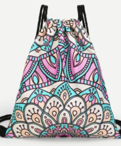 Colorful Mandala String Bag