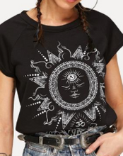 Load image into Gallery viewer, Moon Graphic Tee Shirt Fashion Top
