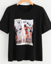 Load image into Gallery viewer, Vintage Graphic Tee Shirt Fashion Top
