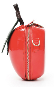 Red Big Apple Cross Body Bag Purse