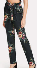 Load image into Gallery viewer, Floral Casual Waist Pants

