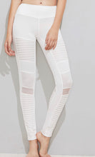 Load image into Gallery viewer, White Mesh Fashion Casual White Leggings
