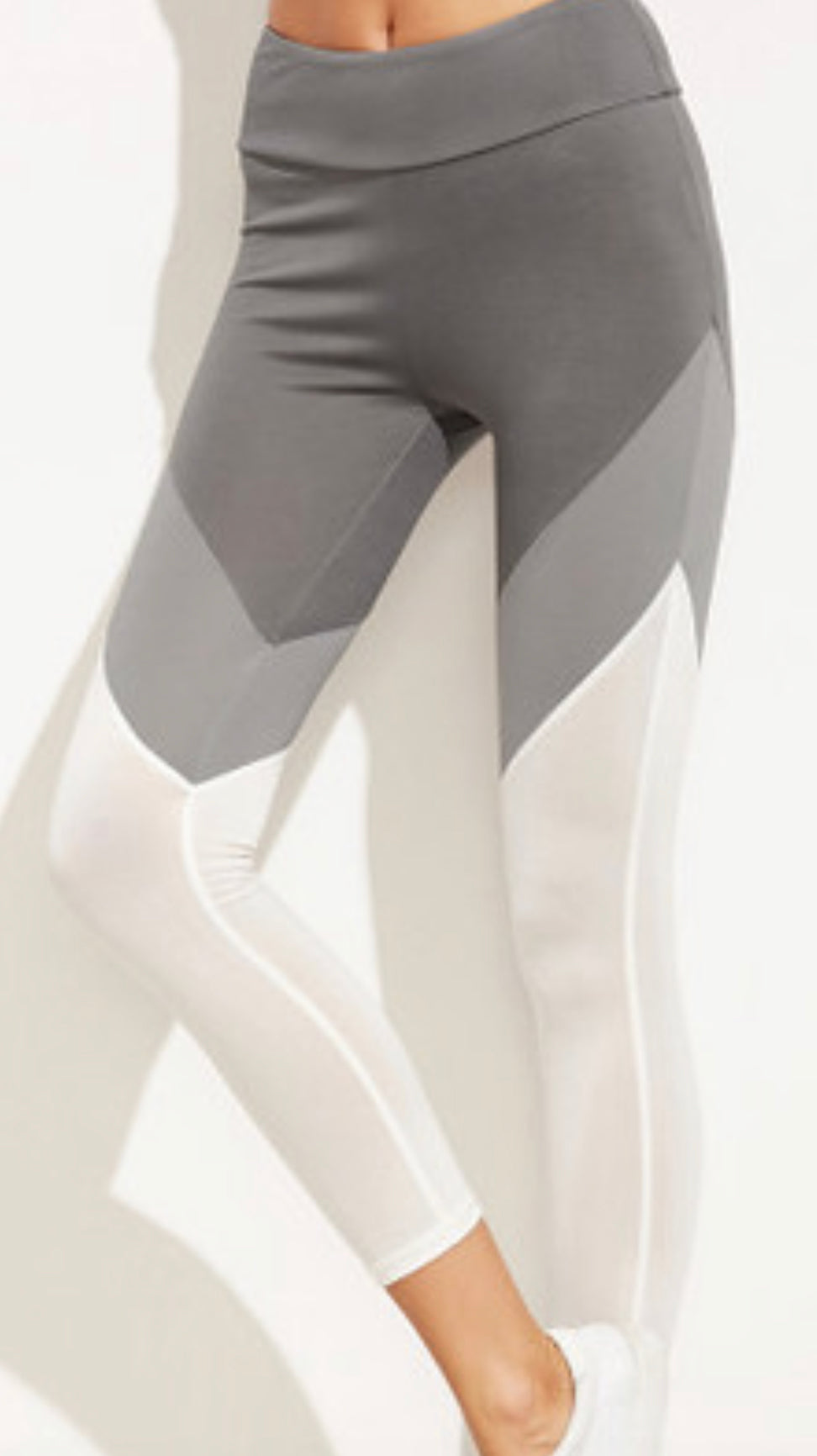 Gradient Gray Yoga Pilates Fashion Casual Leggings