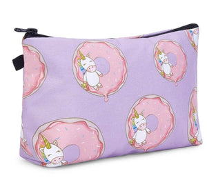 Unicorn Donut Makeup Bag Pouch Case