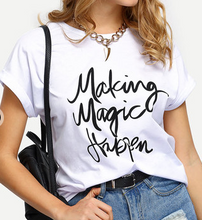 Load image into Gallery viewer, Magic Tee Shirt Fashion Top
